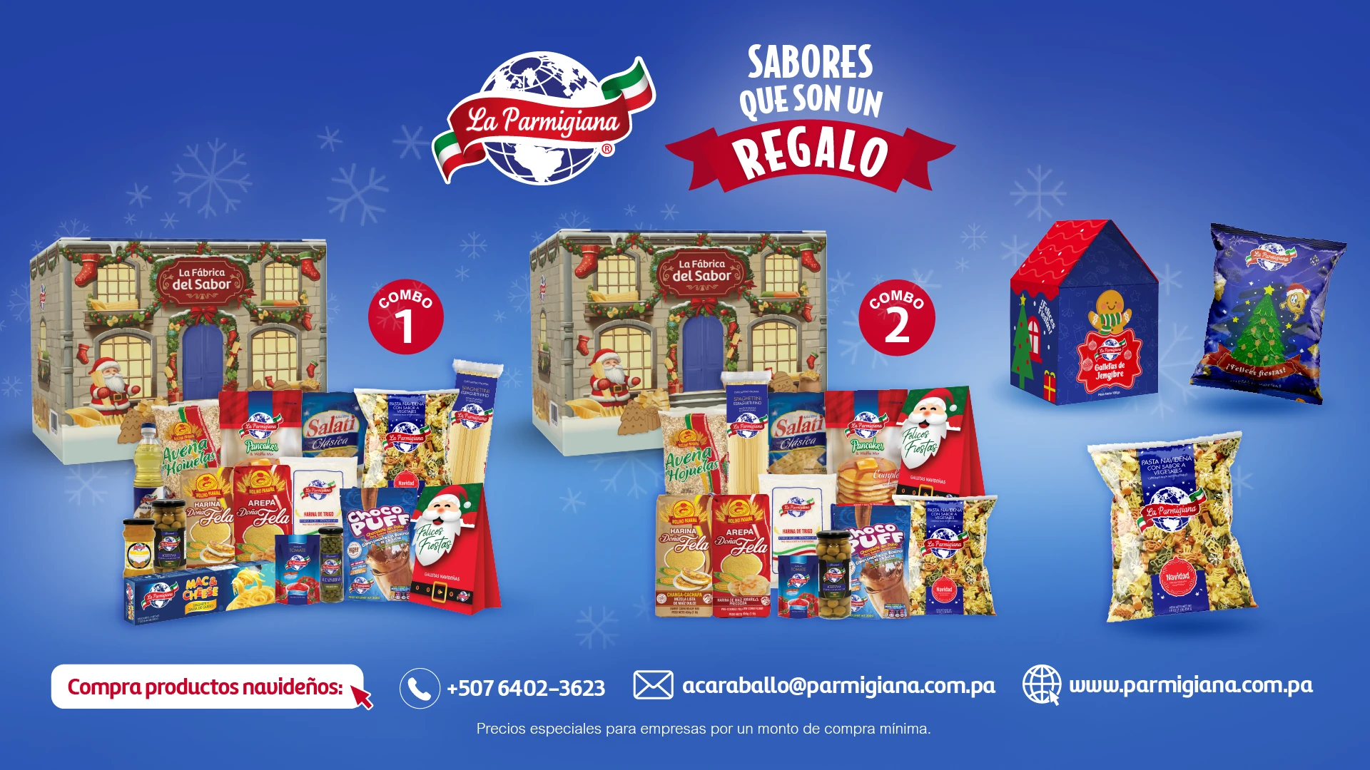 Combos Navidad Parmigiana 2024